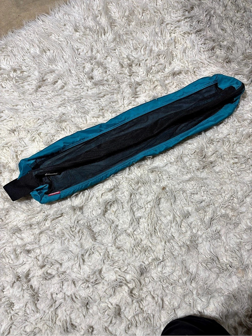manduka Breathe Easy Yoga Mat Bag Blue & Black